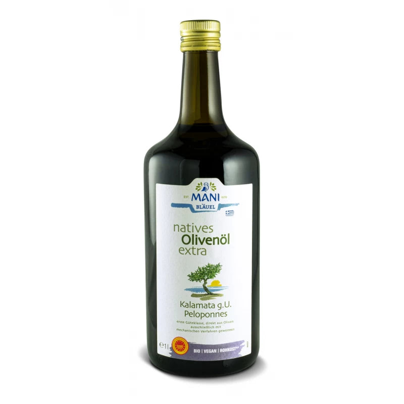 MANI Organic Extra Virgin Olive Oil, Kalamata PDO