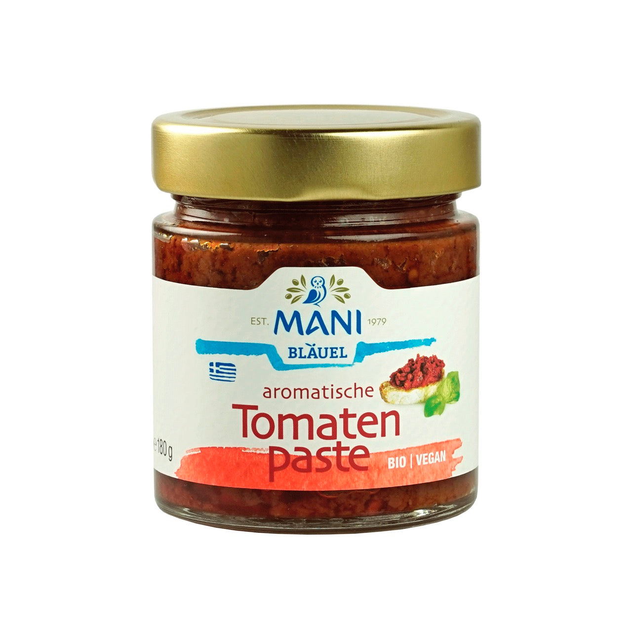 ΜΑΝΙ Tomatenpaste, bio, 180g Glas