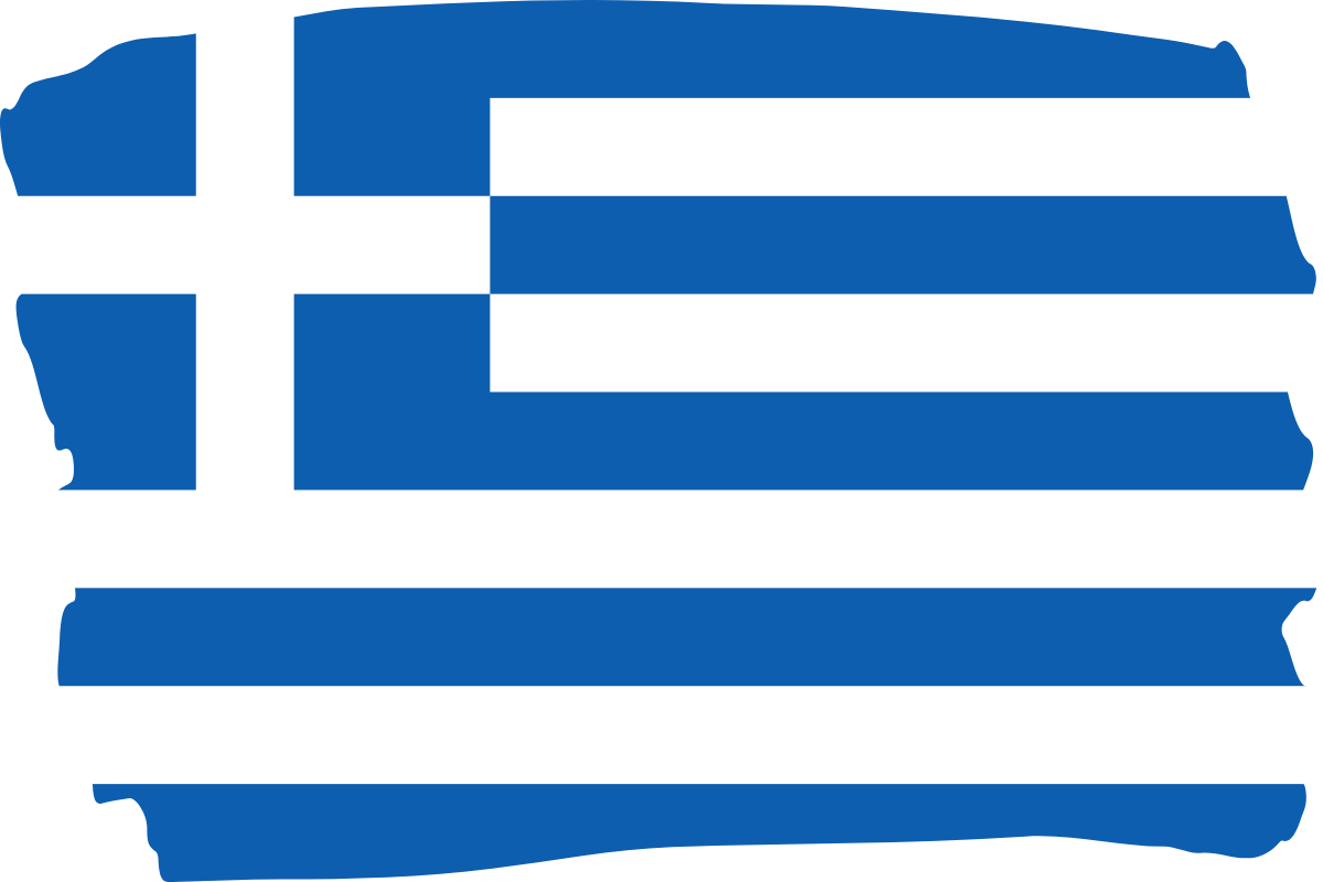 Label: Griechische Flagge