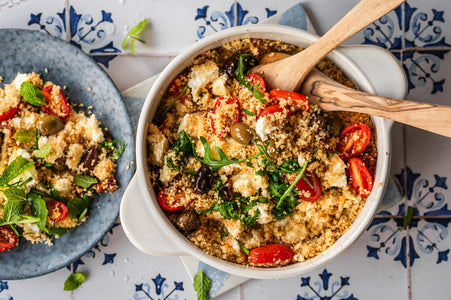 Couscous Feta Bake