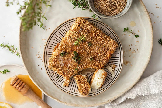 Feta in Sesamkruste