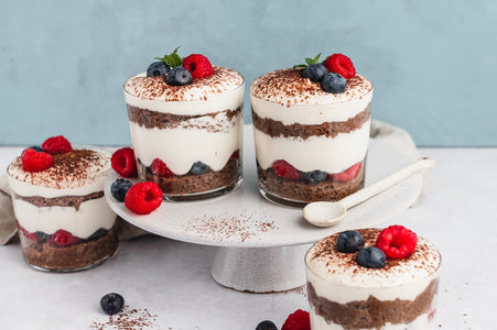 Veganes Tiramisu mit Beeren