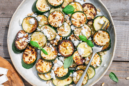 Grilled Zucchini with Feta 