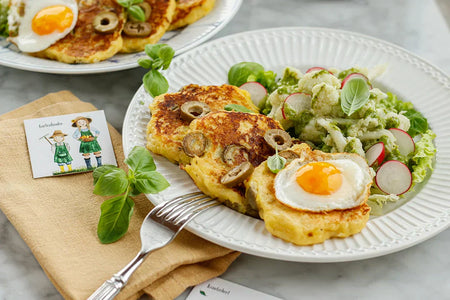 Kartoffel-Oliven-Pancakes