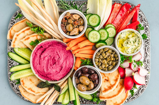 Meze Platte mit Dips