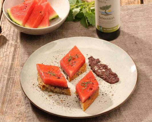 Gegrillte Wassermelone