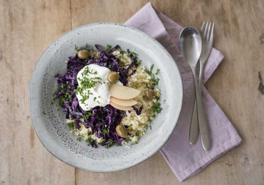 Blaukraut-Couscous-Salat