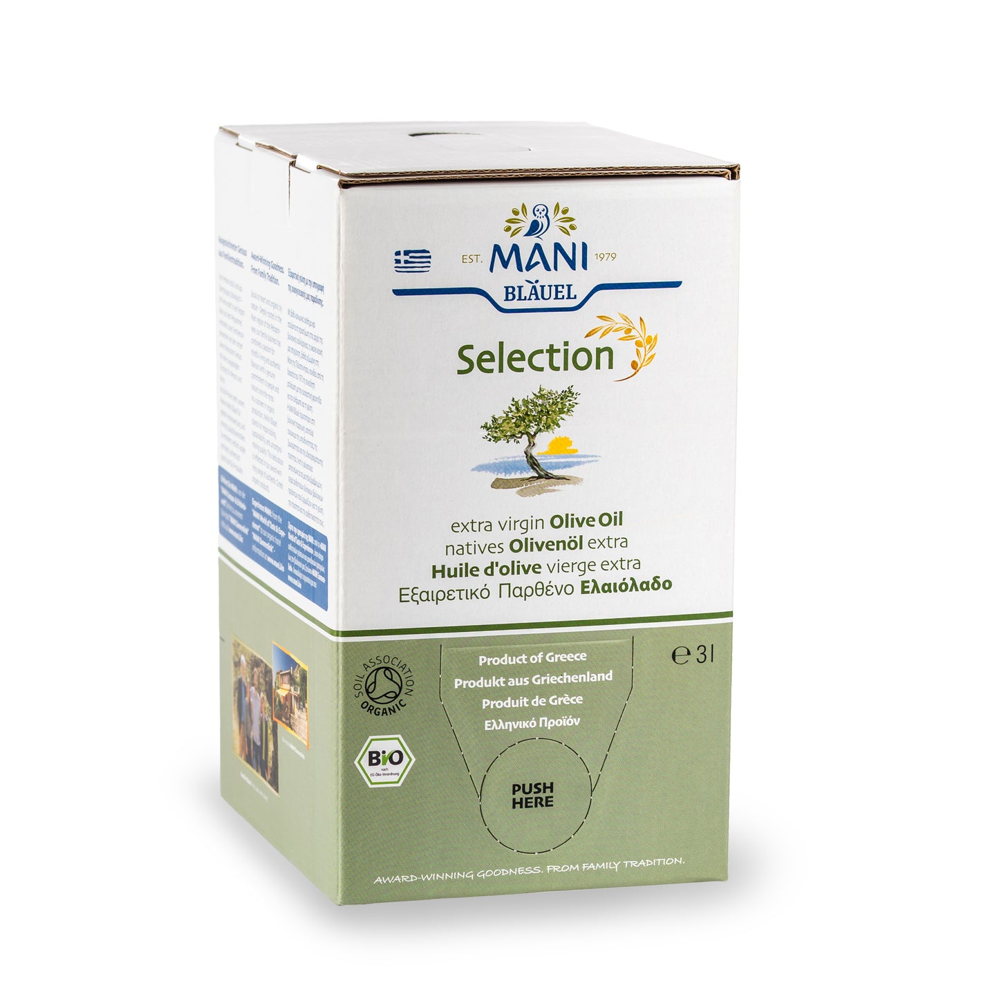 MANI Bläuel natives Olivenöl extra, Selection, 3 Liter