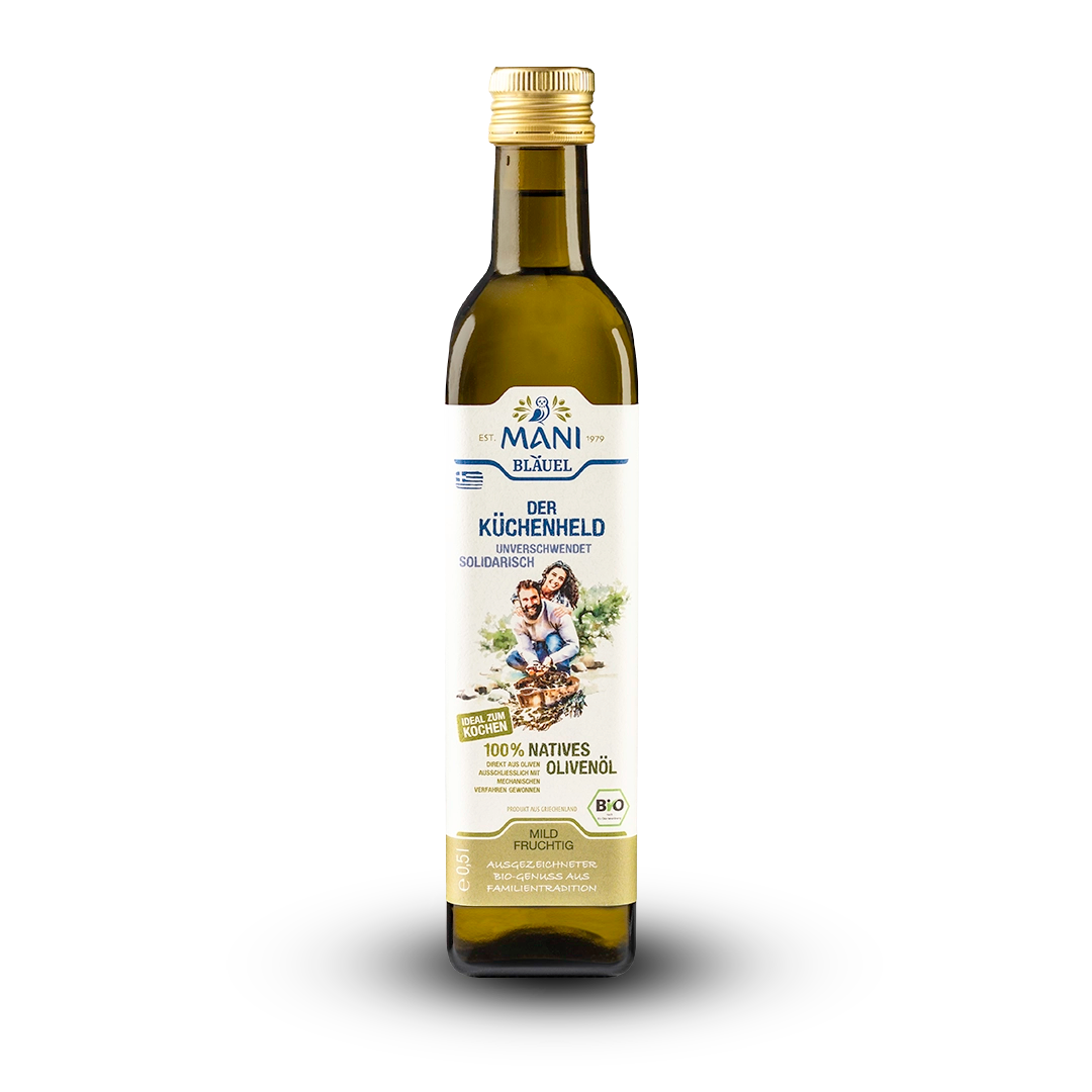 MANI Bläuel „Der Küchenheld“, 100% natives Olivenöl, bio