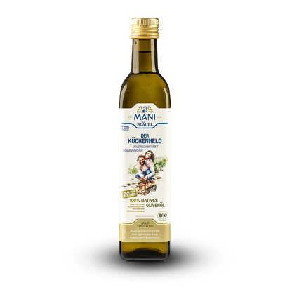 MANI Bläuel "The Kitchen Hero", 100% organic virgin olive oil