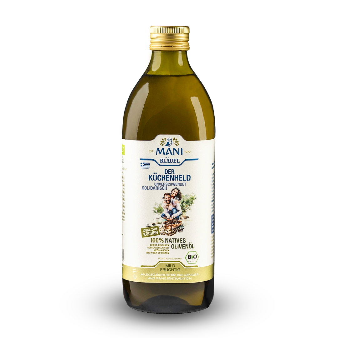MANI Bläuel „Der Küchenheld“, 100% natives Olivenöl, bio