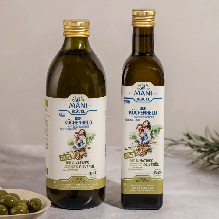 MANI Bläuel „Der Küchenheld“, 100% natives Olivenöl, bio