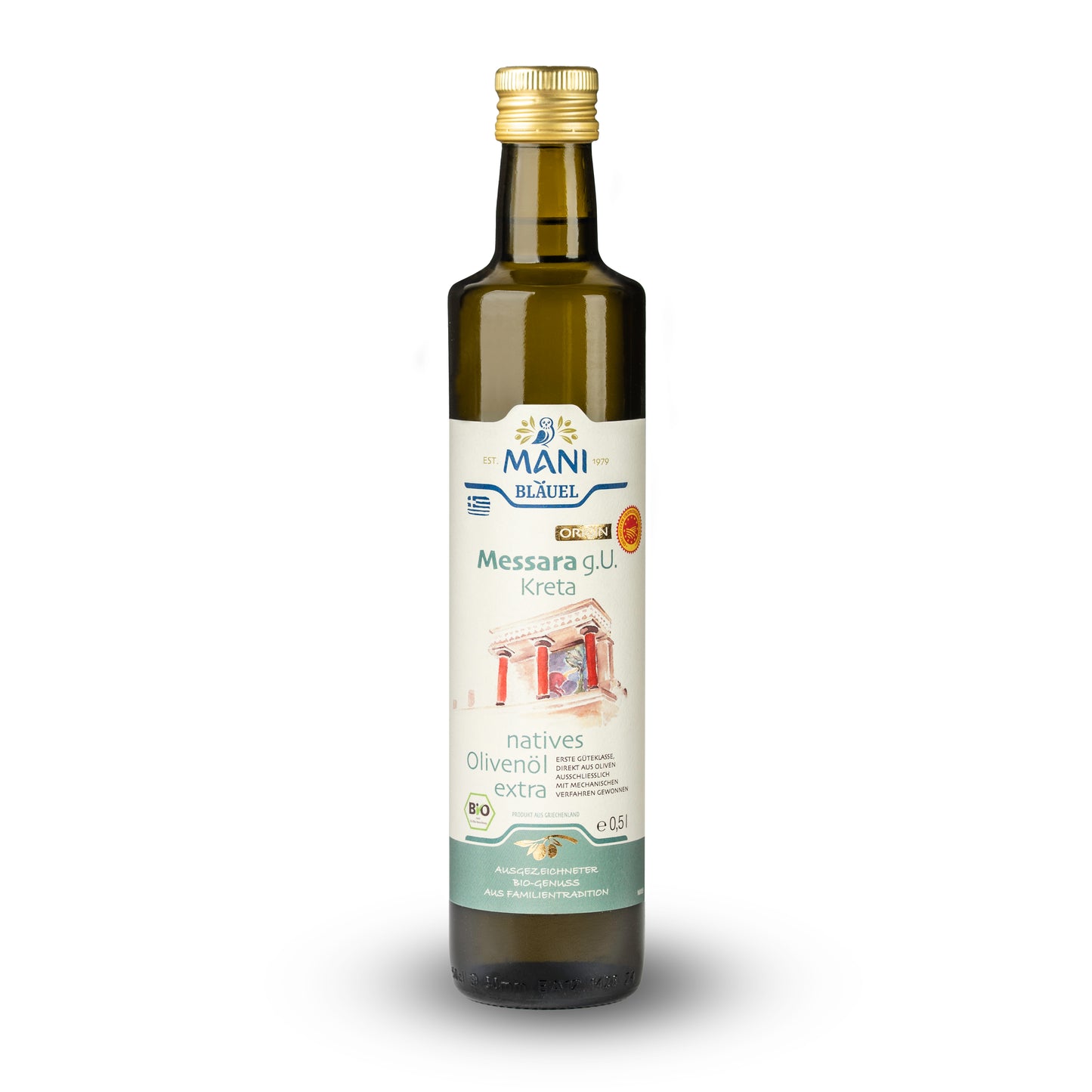 MANI Organic Extra Virgin Olive Oil, Messara PDO, Crete