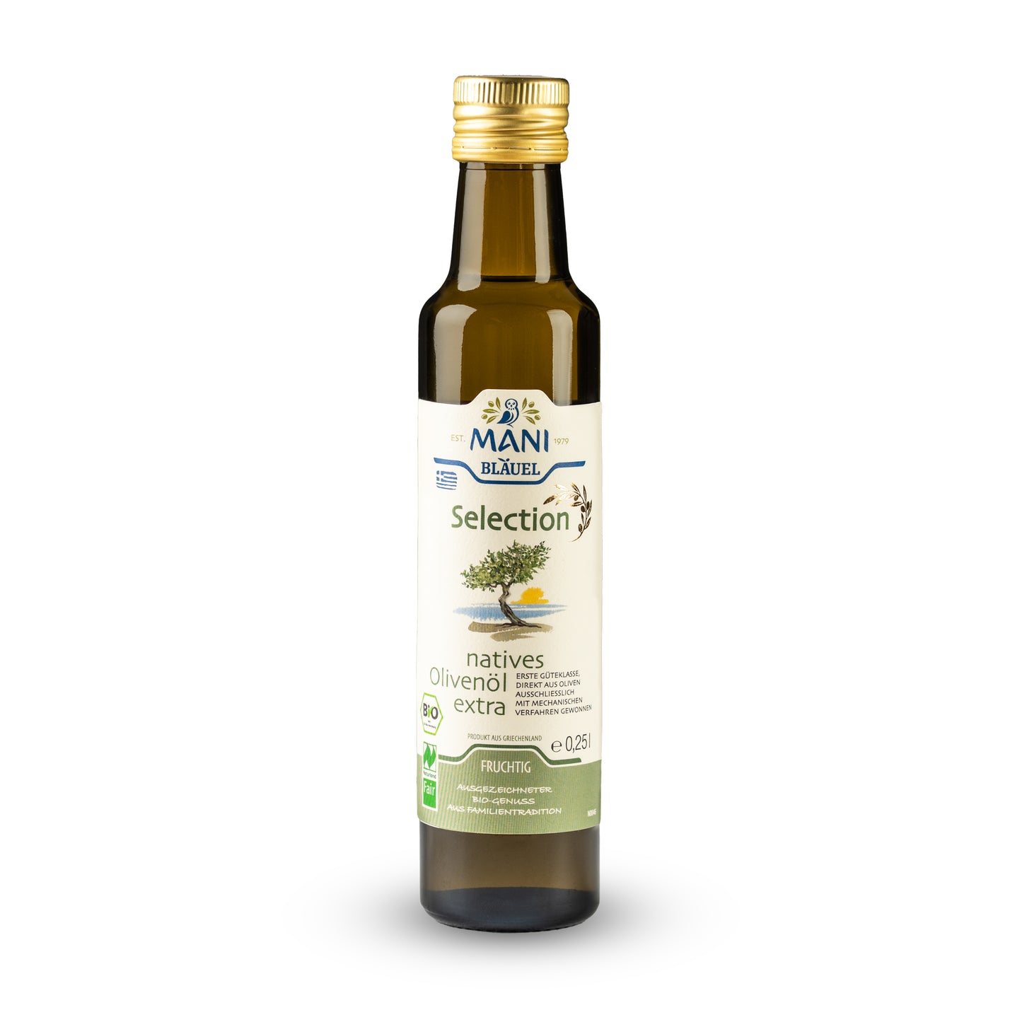 MANI Bläuel natives Olivenöl extra, Selection 0.25l, Naturland Fair zertifiziert
