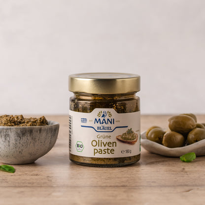 ΜΑΝΙ Grüne Olivenpaste, bio, Naturland Fair
