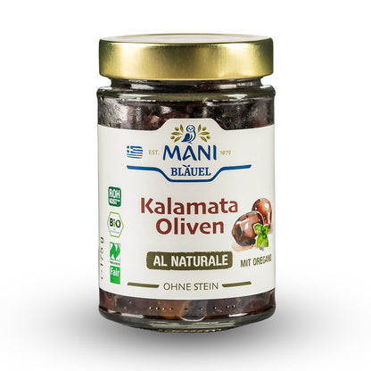 ΜΑΝΙ Kalamata Oliven al naturale, entkernt, bio, Naturland Fair