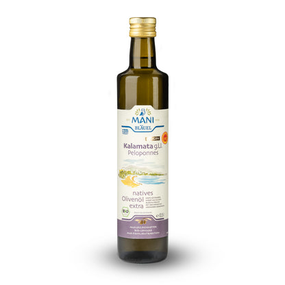 MANI Organic Extra Virgin Olive Oil, Kalamata PDO