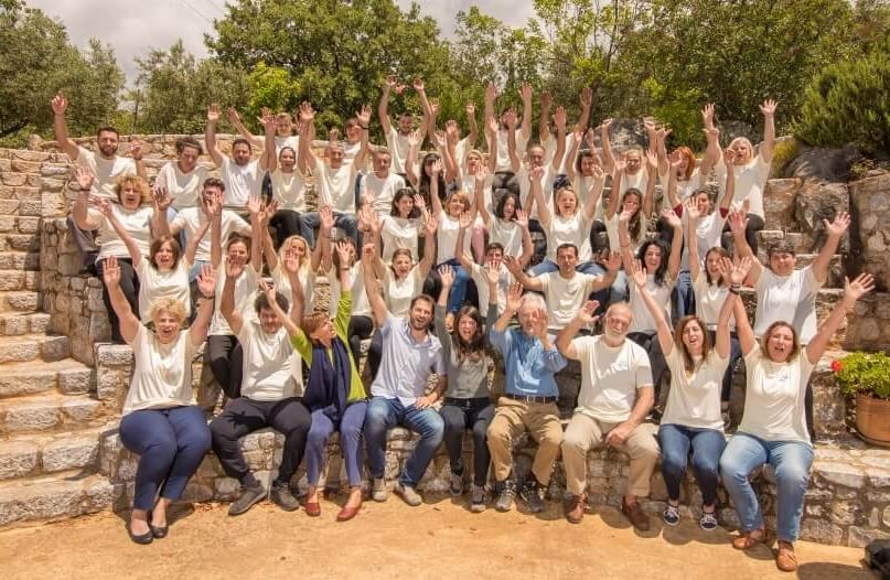 Das MANI Team im Amphitheater