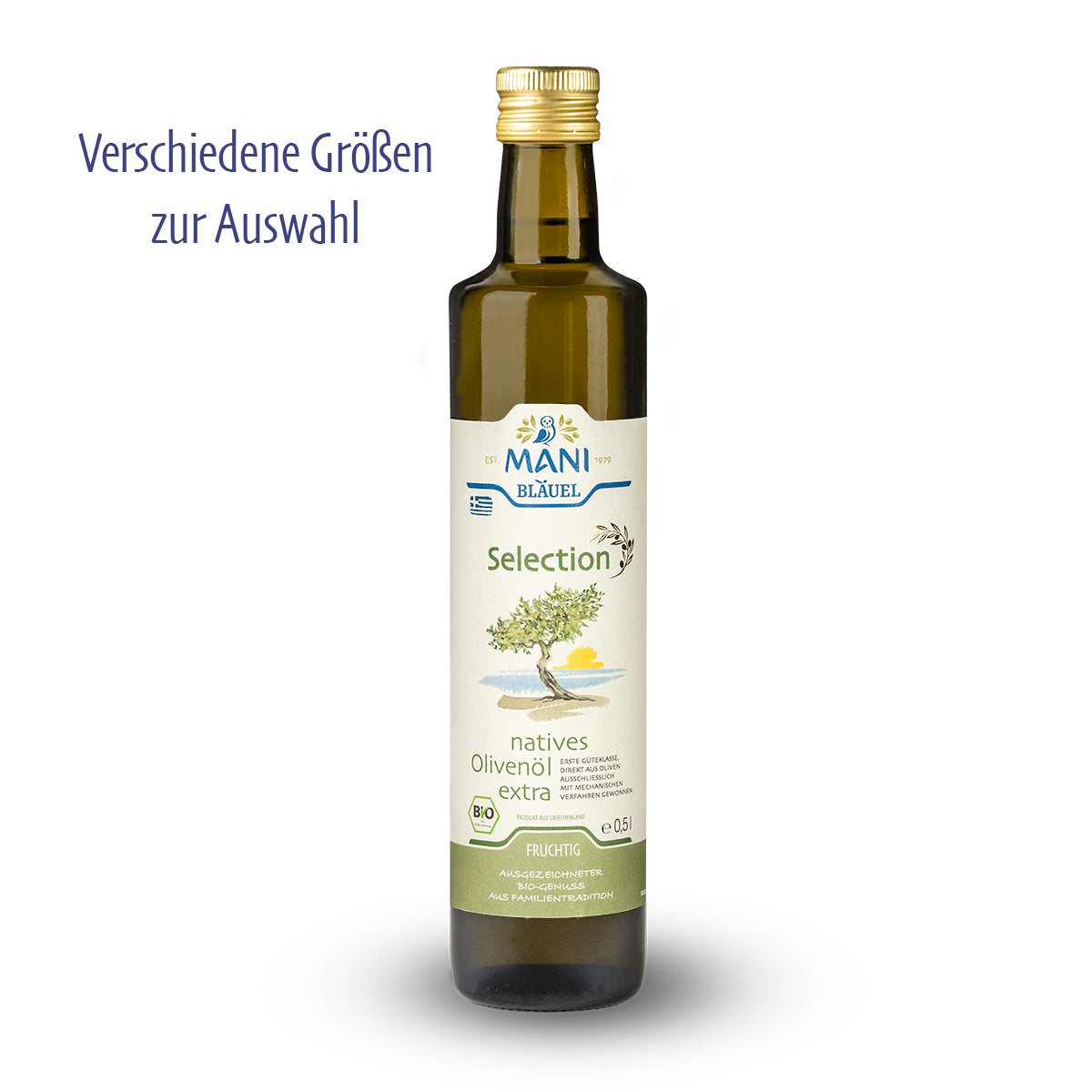 MANI Organic Extra Virgin Olive Oil, Selection