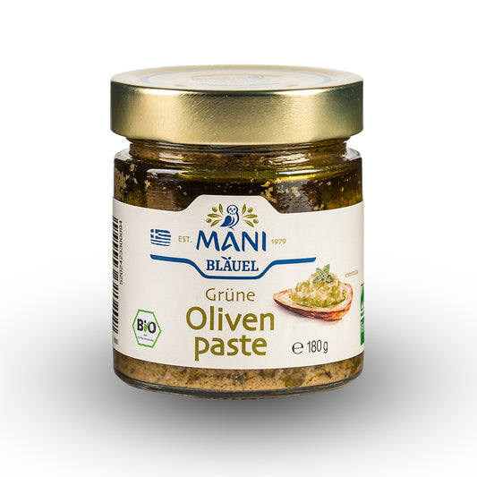 MANI Organic Green Olive Paste, Naturland Fair