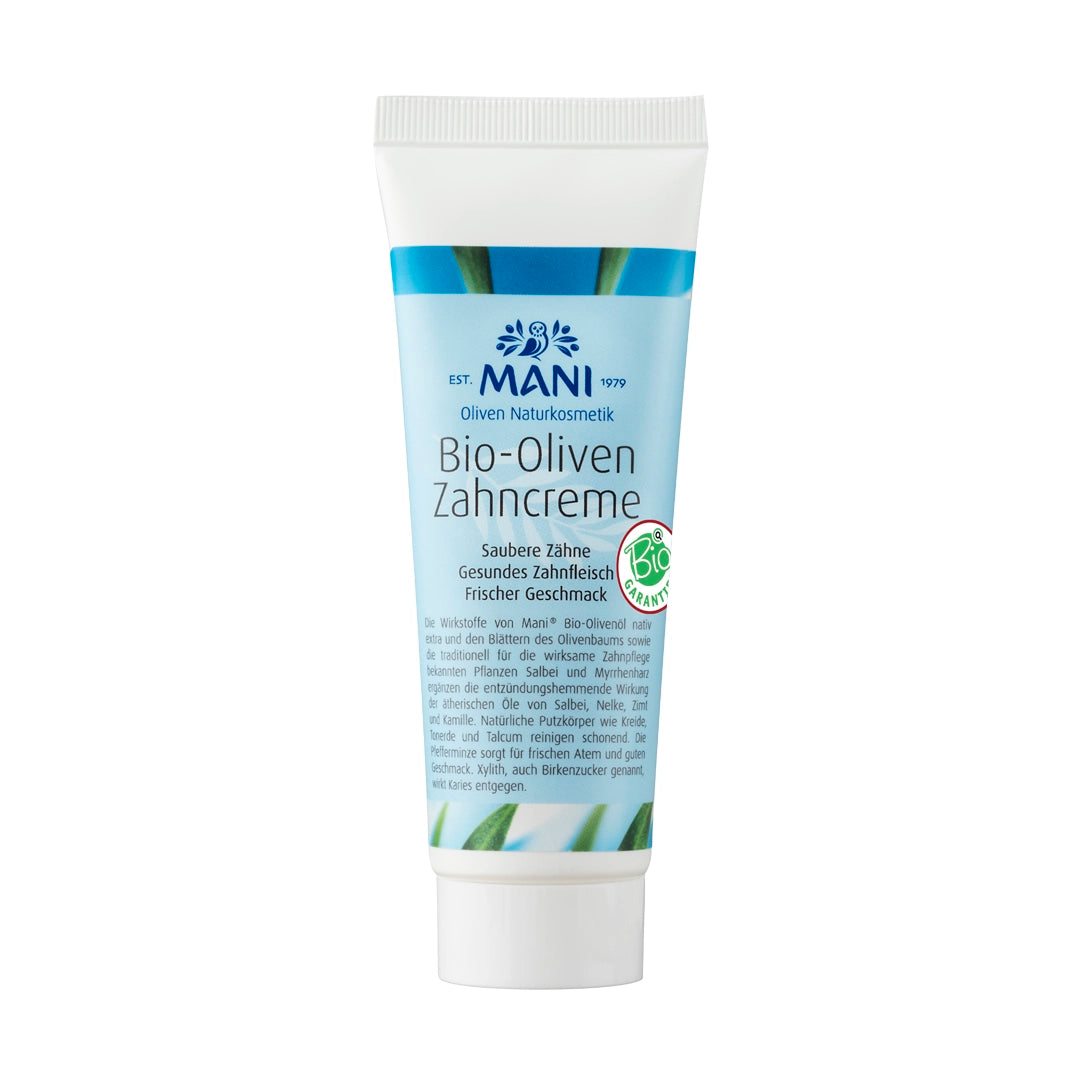 MANI Bio-Oliven Zahncreme, 80 ml Tube