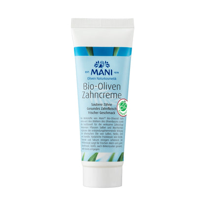 MANI Bio-Oliven Zahncreme, 80 ml Tube